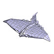 Conan the Boy in Future Gigant Spaceship Vehicle Model Kit
